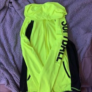 softball justice jacket ( neon green/ yellowish)